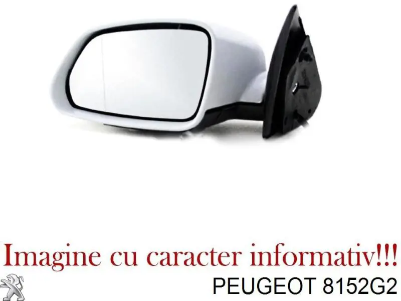 Накладка лівого бокового дзеркала Peugeot/Citroen 8152G2 ціна, від 24.93 USD