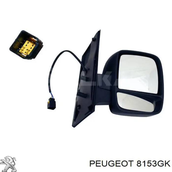 Дзеркало праве 8153GK Peugeot/Citroen