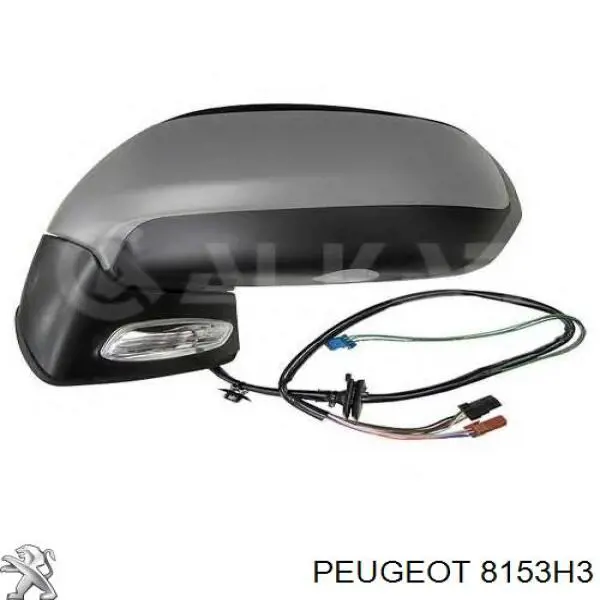 Купити 8153H3 Peugeot/Citroen Дзеркало праве