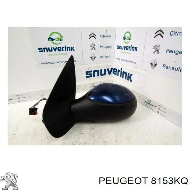 Ліве бокове дзеркало 8153KQ Peugeot/Citroen