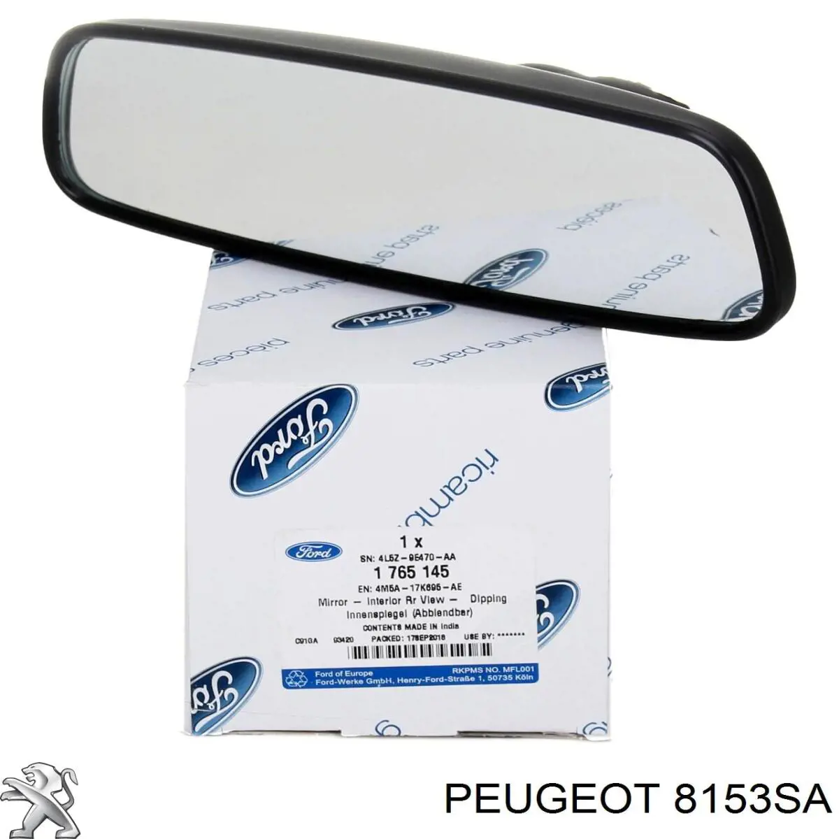 Дзеркало заднього виду Citroen C4 GRAND PICASSO I