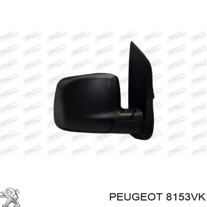 8153VK Peugeot/Citroen накладка дзеркала заднього виду, права