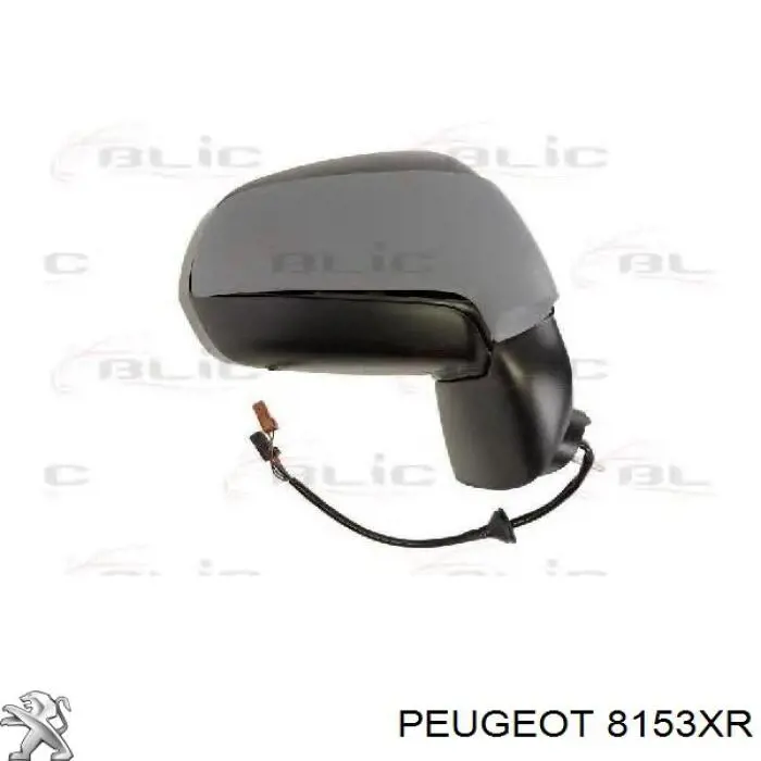 8153XR Peugeot/Citroen Праве дзеркало заднього виду