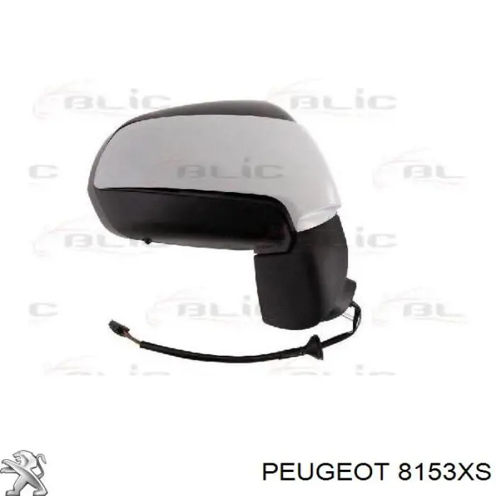 Ліве бічне дзеркало Peugeot/Citroen 8153XS ціна, від 107.38 USD