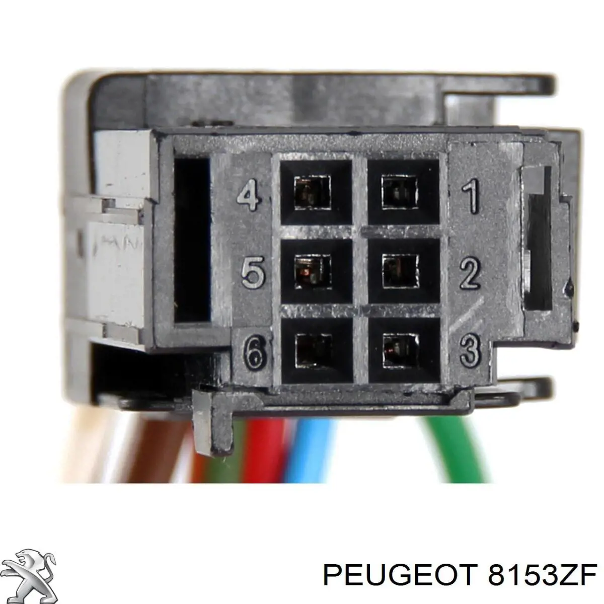8153ZF Peugeot/Citroen Праве дзеркало заднього виду