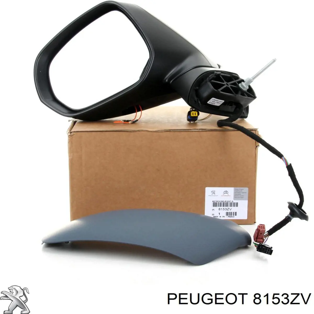 Купити 8153ZV Peugeot/Citroen Бічне дзеркало заднього виду ліве