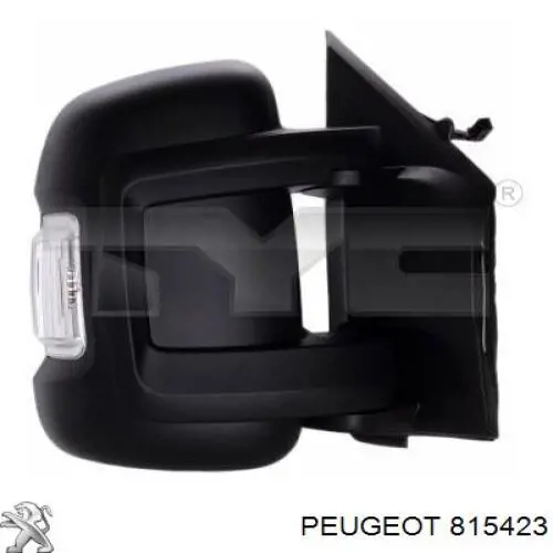815423 Peugeot/Citroen Дзеркало заднього виду, ліве
