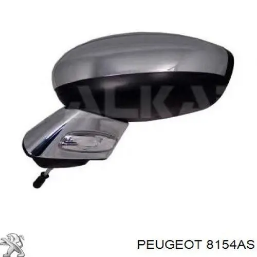 Ліве бічне дзеркало Peugeot/Citroen 8154AS ціна, від 76.19 USD