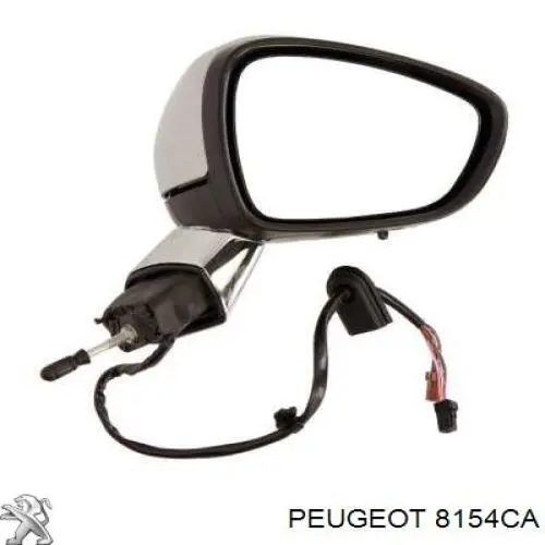 8154CA Peugeot/Citroen Праве дзеркало заднього виду
