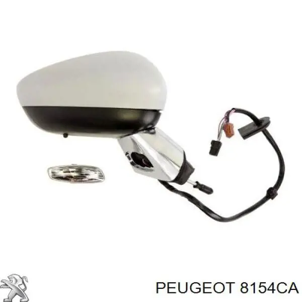 Дзеркало заднього виду, праве 8154CA Peugeot/Citroen