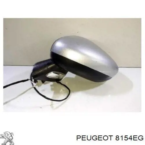 8154EG Peugeot/Citroen Дзеркало заднього виду, ліве