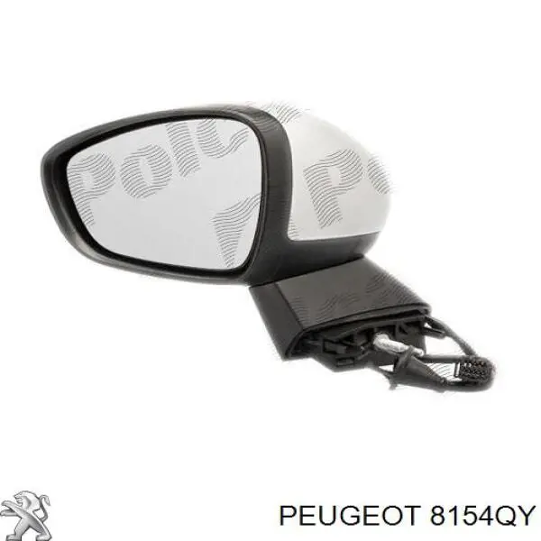 Праве бічне дзеркало Peugeot/Citroen 8154QY ціна, від 67.00 USD