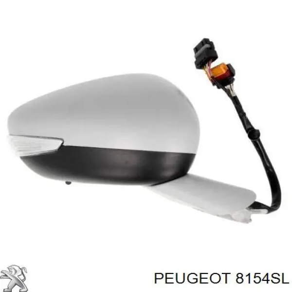 8154SL Peugeot/Citroen Праве дзеркало заднього виду