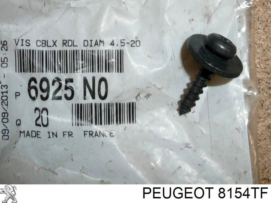 Купити 8154TF Peugeot/Citroen Бічне дзеркало заднього виду ліве