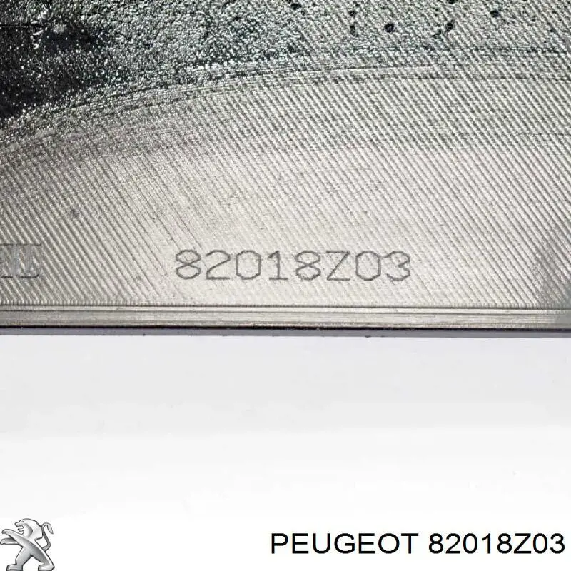 Накладка зовнішня (молдинг) порога, лівий 82018Z03 Peugeot/Citroen