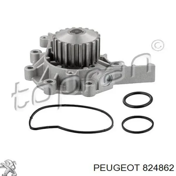 Водостік лобового скла, жабо Peugeot 607 (9D, 9U) (Пежо 607)