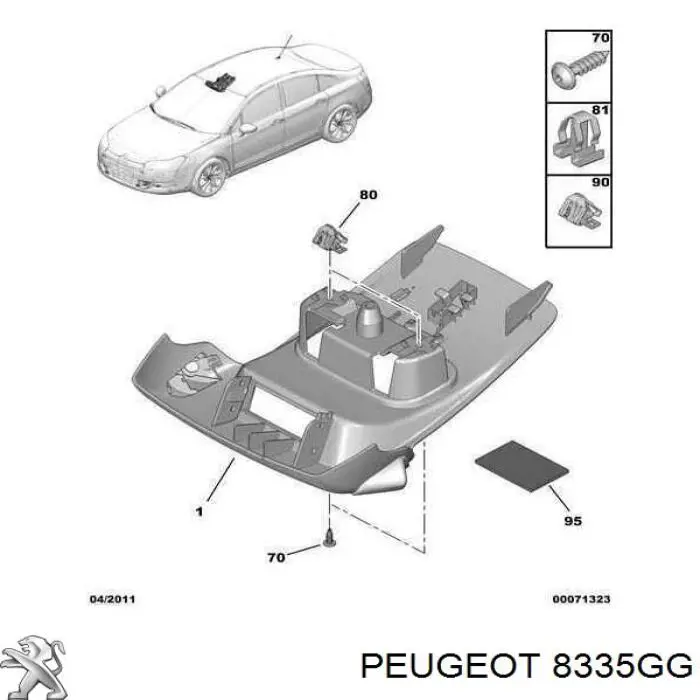  8335GG Peugeot/Citroen