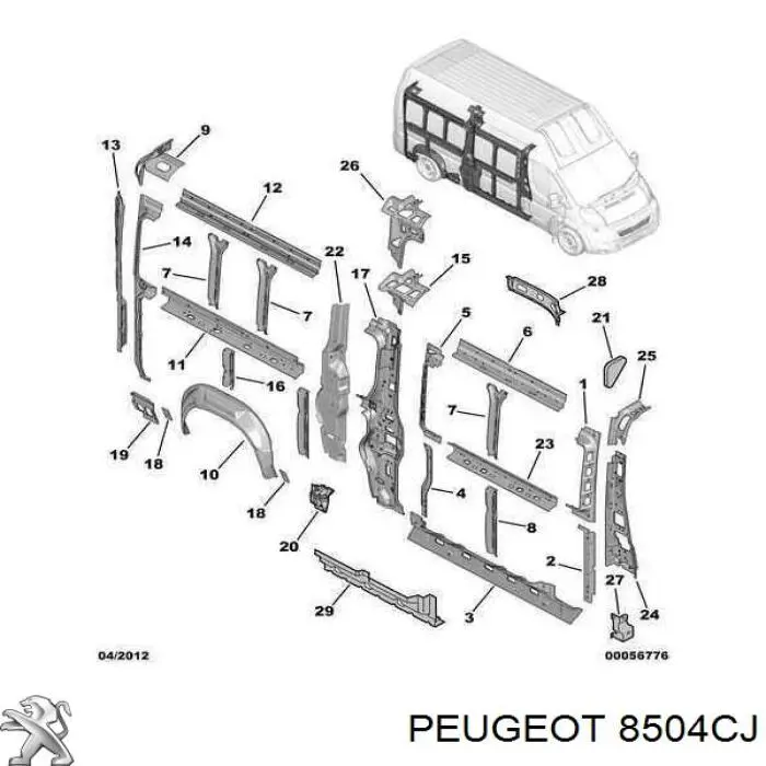 8504CJ Peugeot/Citroen 