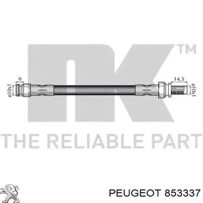 Підкрилок заднього крила, лівий Peugeot/Citroen 853337 ціна, від 22.02 USD