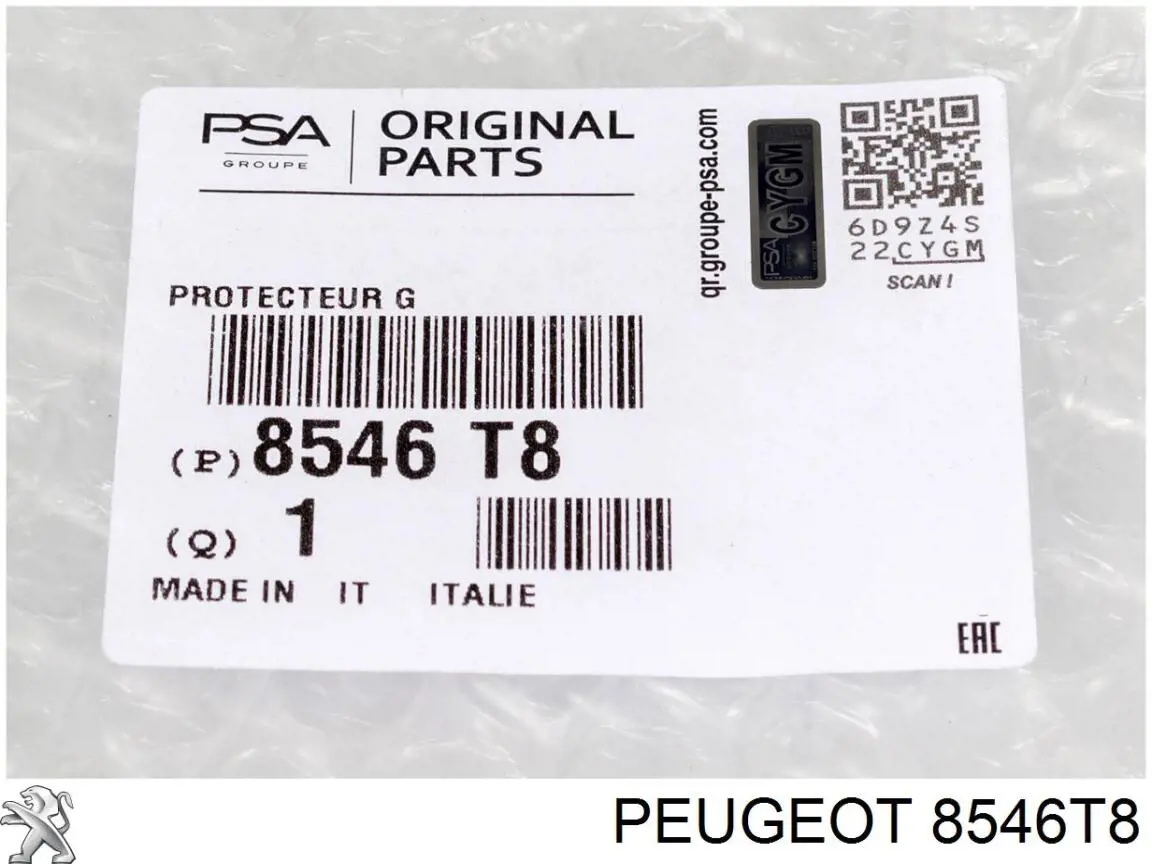 Купити 8546T8 Peugeot/Citroen Молдинг бічний (зсувний) двері