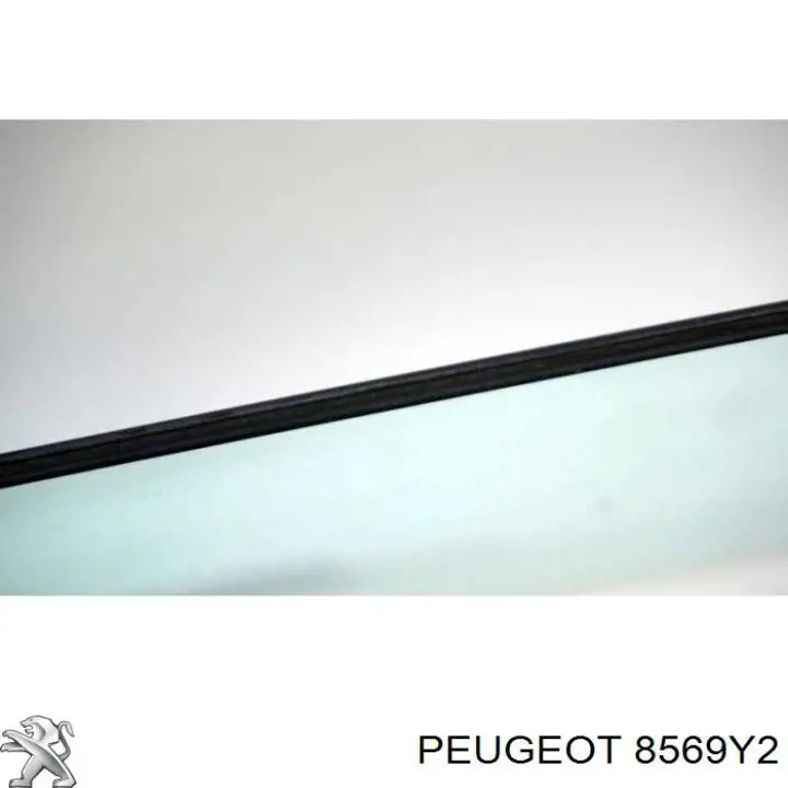 Скло бічної зсувної двері, правої 8569Y2 Peugeot/Citroen