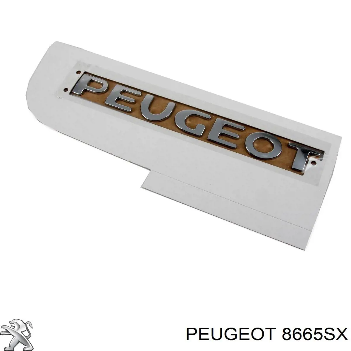 Емблема кришки багажника, фірмовий значок на Peugeot 207 (WK)