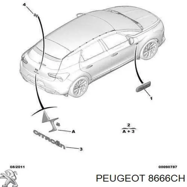 8666CH Peugeot/Citroen 