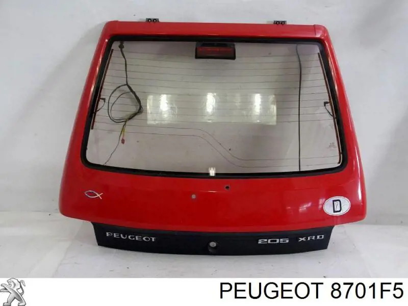 Треті двері на Peugeot 205 I 741A, C