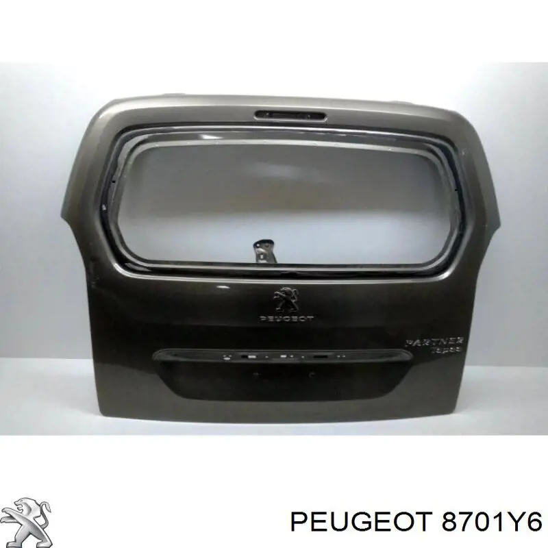 8701Y6 Peugeot/Citroen двері задні, багажні (3-і/(5-і) (ляда))