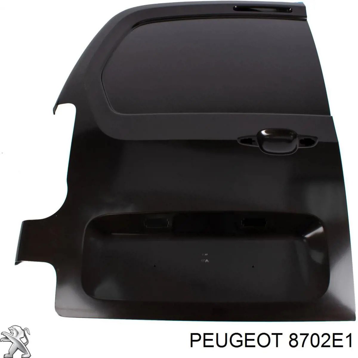 8702E1 Peugeot/Citroen Двері задка (двоє дверей)