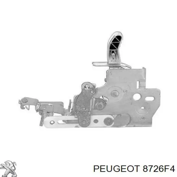 Купити 8726F4 Peugeot/Citroen Замок задньої правої двостулкової двері
