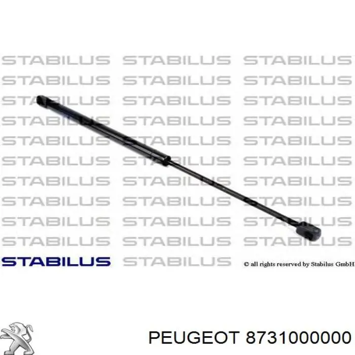 Амортизатор двері задньої Peugeot/Citroen 8731000000 ціна, від 8.70 USD
