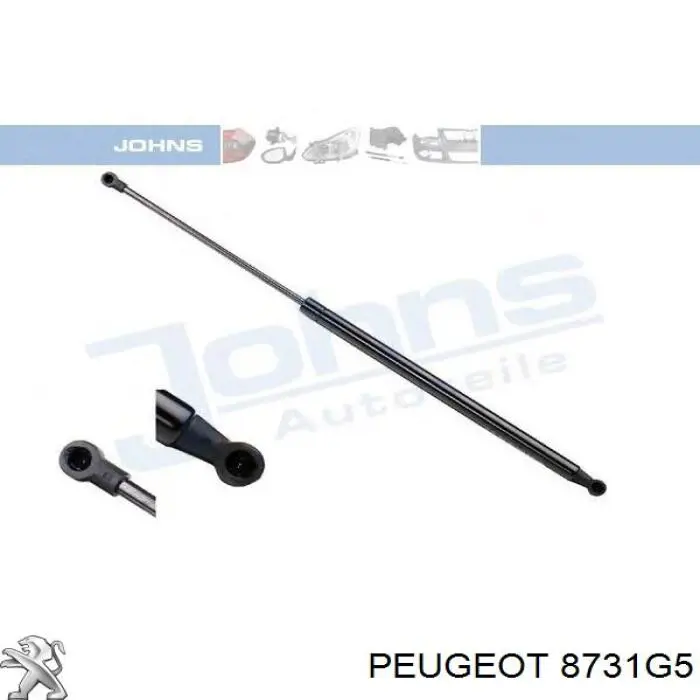 Купити 8731G5 Peugeot/Citroen Амортизатор двері багажника