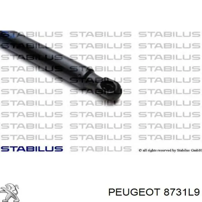 Амортизатор багажника 239002 Stabilus