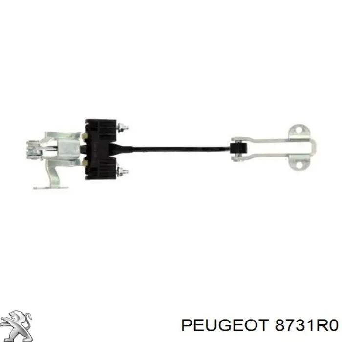 8731R0 Peugeot/Citroen обмежувач відкриття дверей, задній правий