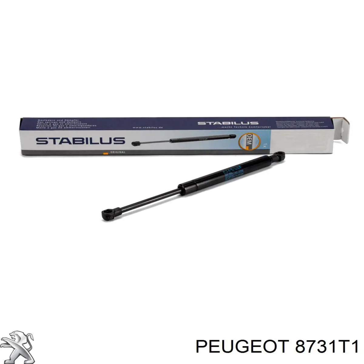 Амортизатор двері задньої Peugeot/Citroen 8731T1 ціна, від 10.78 USD
