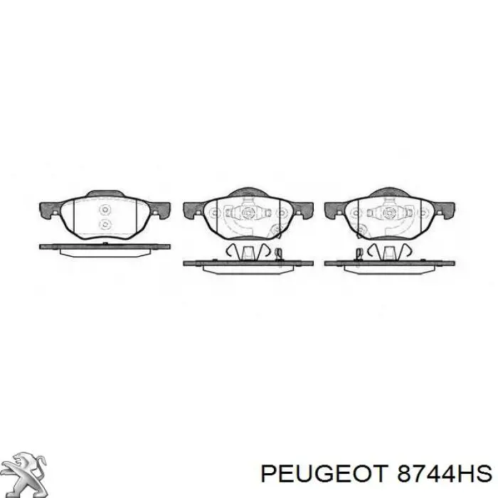 Купити 8744HS Peugeot/Citroen Скло ляди
