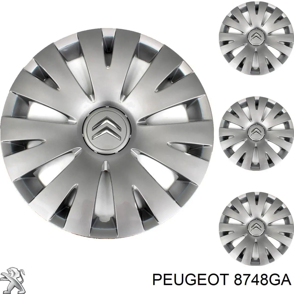 8748GA Peugeot/Citroen Пластик п'ятих дверей