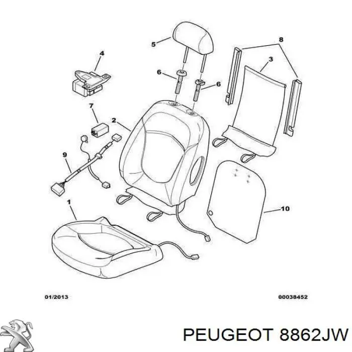  8862JW Peugeot/Citroen