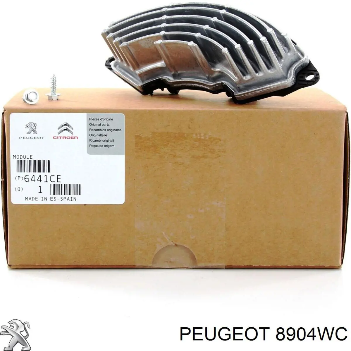 8904WC Peugeot/Citroen Перемикач підігріву сидінь