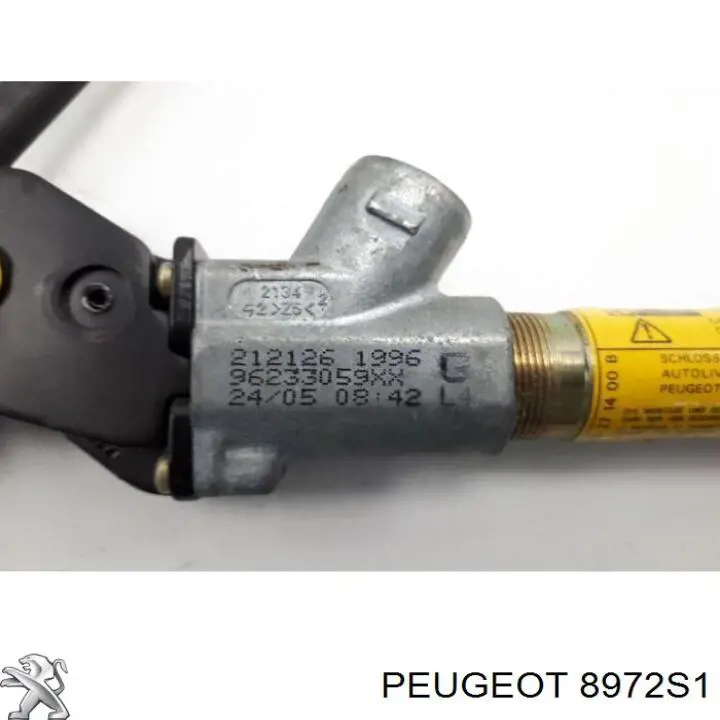 Важіль фіксації ременя безпеки, лівий Peugeot/Citroen 8972S1 ціна, від 25.34 USD