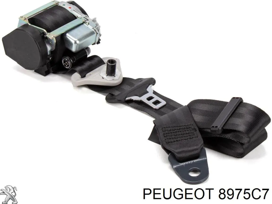 Пасок безпеки передній лівий Peugeot/Citroen 8975C7 ціна, від 60.42 USD