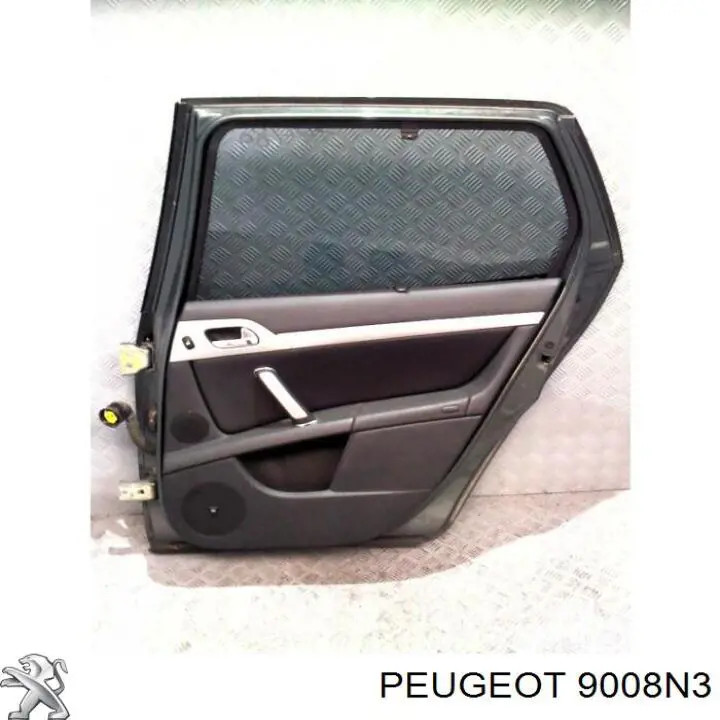 Двері задні, праві на Peugeot 407 (6E)