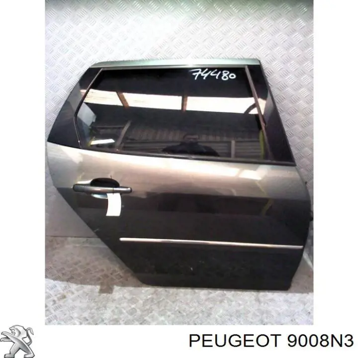 Двері задні, праві Peugeot/Citroen 9008N3 ціна, від 28.12 USD