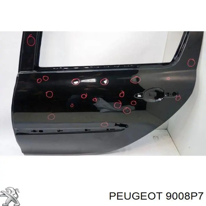 Купити 9008P7 Peugeot/Citroen Двері задні, праві