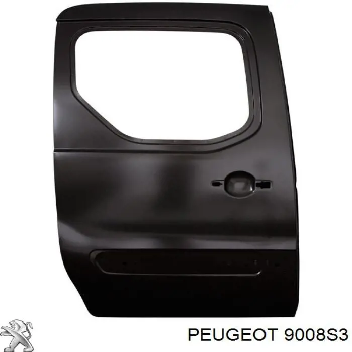 9831169680 Peugeot/Citroen двері бічні (зсувні, права)