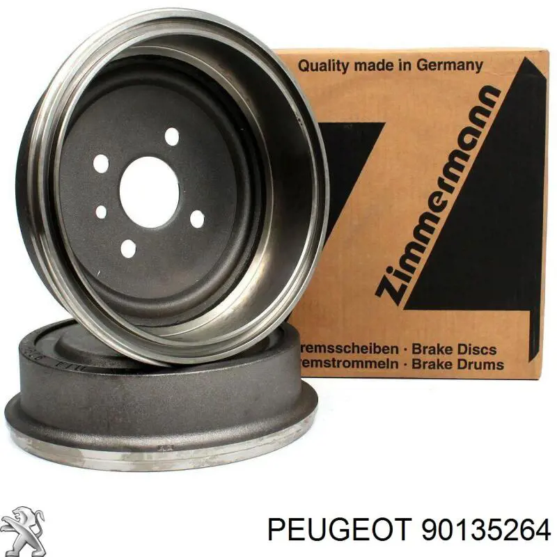 90135264 Peugeot/Citroen Барабан гальмівний задній