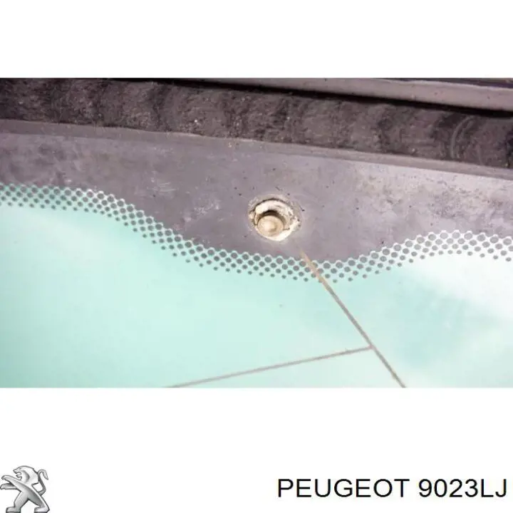 Ущільнювач накладки порогу передній лівий 9023LJ Peugeot/Citroen