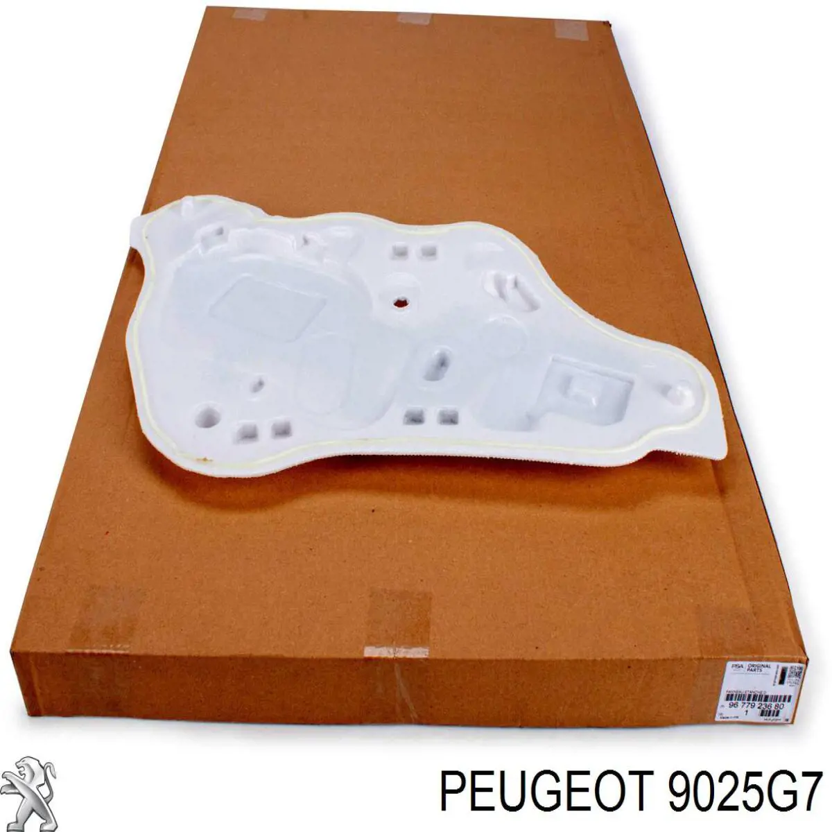 Ущільнювач двері передньої (на кузові) 9025G7 Peugeot/Citroen