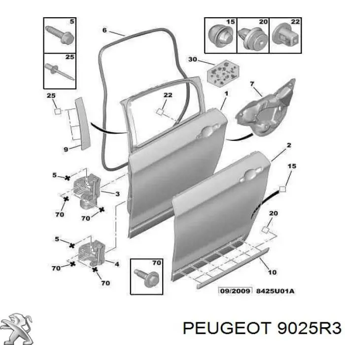  9025R3 Peugeot/Citroen